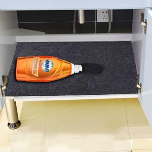 Under The Sink Mat,Kitchen Tray Drip,Cabinet,Absorbent Felt Layer Material,Backing Waterproof (24inches x 30inches)