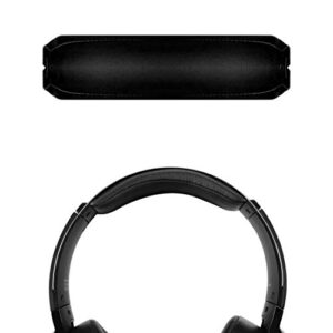 geekria protein leather headband pad, compatible with sony mdr-xb950bt mdr-xb950n1 mdr-xb950b1 mdr-xb950/h headphones replacement band/headset headband cushion cover repair parts (black)