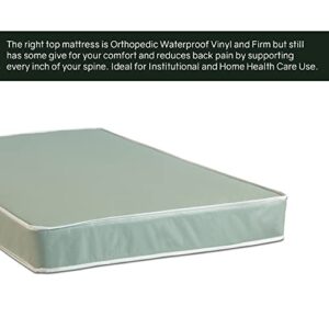 Nutan 8-Inch Firm Double sided Tight top Waterproof Vinyl Innerspring Fully Assembled Mattress, Good For The Back,Full