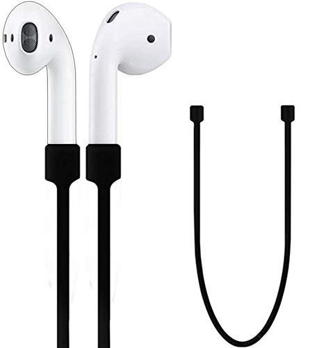 EFSTEK Strap for Apple AirPods | Never Lose Your AirPods | Connector Wire Cable Cord | Anti-Lost | Black