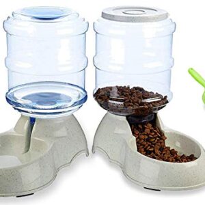 Pet Feeding Solution Automatic Cat & Dog Cafe Feeder and Water Dispenser in Set with Food Scoop - Ito Rocky 6-Meal Automatic Food Dispenser for Small/Middle Puppy and Kitten