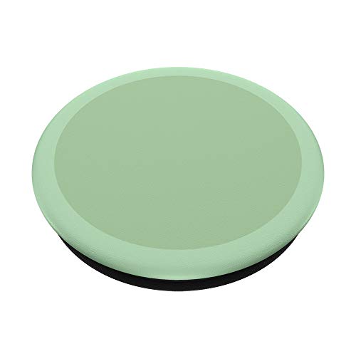 Plain Matcha Green One Color Colored Hue With Border Design PopSockets PopGrip: Swappable Grip for Phones & Tablets