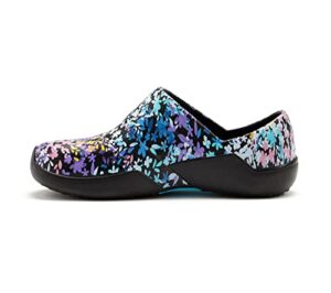 anywear journey nurse shoes injected molded eva slip-on garden shoes, chef shoes, 8, true colors