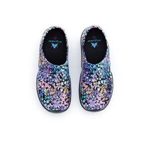 Anywear Journey Nurse Shoes Injected Molded EVA Slip-On Garden Shoes, Chef Shoes, 8, True Colors