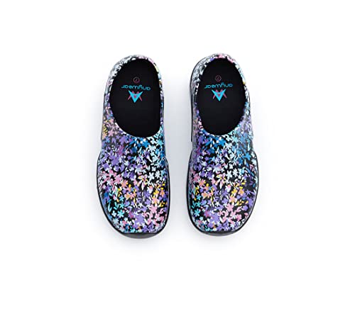 Anywear Journey Nurse Shoes Injected Molded EVA Slip-On Garden Shoes, Chef Shoes, 8, True Colors