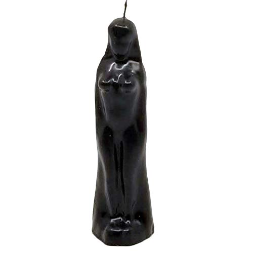 Black Female Figure Image Candle (Cursing, Protection, Hexes, Hot Foot, Confusion, Spells, Spellwork & Ritual Magic, hechizo, Vela imagen de Mujer Negra)