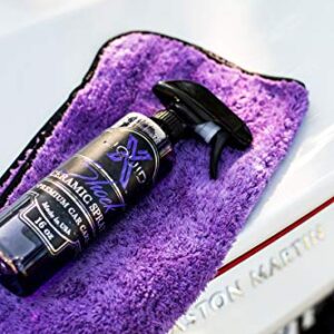 Liquid X Purple Xtreme Plush Waffle Weave Microfiber Detailing Towel Guaranteed Satisfaction - 16" x 16" (5 Pack)