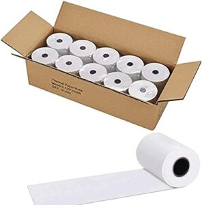 besteasy thermal receipt paper, 3 1/8 x 230ft pos receipt paper rolls cash register receipt paper (10 rolls)