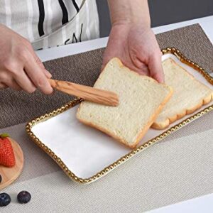 Pampa Bay Golden Salerno Small Rectangular Tray