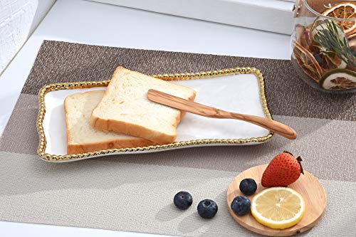 Pampa Bay Golden Salerno Small Rectangular Tray