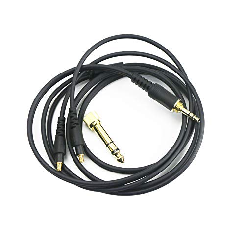 NewFantasia Replacement Audio Upgrade Cable Compatible with Audio-Technica ATH-MSR7b, ATH-SR9, ATH-ESW990H, ATH-ES770H, ATH-ADX5000, ATH-AP2000Ti Headphones 1.2meters/4feet