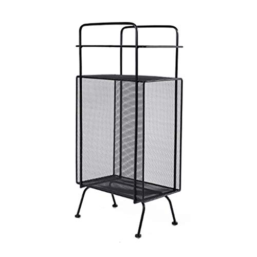 Magazine & Newspaper Baskets Magazine Rack Simple Wrought Iron Bookshelf Iron Corner Bookshelf Indoor Living Room Floor Storage Rack Multifunctional Storage Rack Display Stand Simple Bedside Table