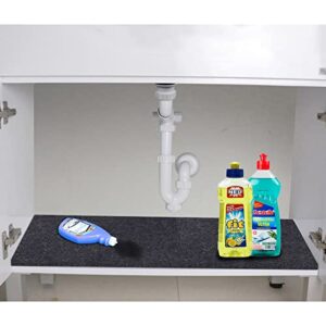 under sink mat for cabinet,drawer,absorbent material,anti-slip, backing waterproof (24inches x 30inches)
