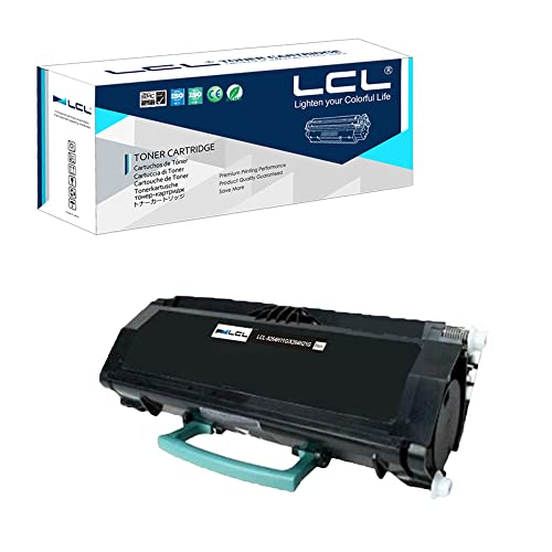 LCL Compatible Toner Cartridge Replacement for Lexmark X264 X264A11G X264H11G 9000 Pages X364 X364dn X364dw X264dn X363 X363dn (1-Pack Black)