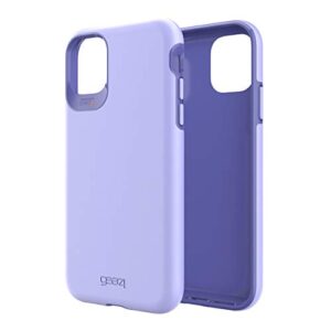 zagg gear4 holborn compatible with iphone 11 case, advanced impact protection, integrated d3o technology, enhanced back protection phone cover – lilac