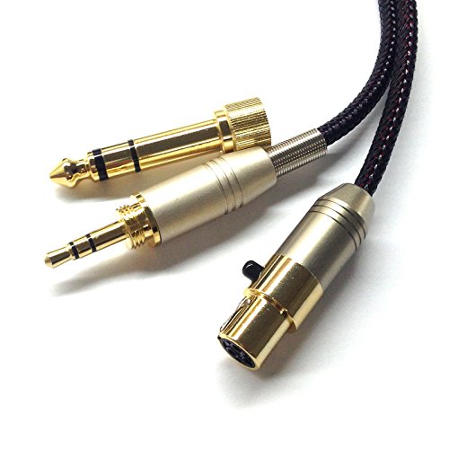NewFantasia Replacement Audio Upgrade Cable Compatible with beyerdynamic DT 1990 Pro, DT 1770 Pro Headphone and Compatible with AKG K371, K175, K275, K245, K182, K7XX Headphone 1.3meters/4.2feet
