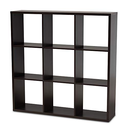 Baxton Studio Multipurpose Shelving and Cabinets, One Size, Dark Brown