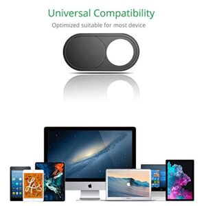 CloudValley Webcam Cover Slide, 0.023in Camera Cover for Laptops, MacBook Pro, MacBook Air, iMac, iPad, PC/Computer, Tablets, Ultra-Thin Web Blocker Protecting Your Privacy [4-Pack]