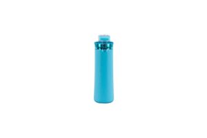 simplehh 23oz double wall vacuum insulated stainless steel leak proof sports water bottle with locking flip top lid and carrying handle (teal, 23)