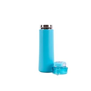 SimpleHH 23OZ Double Wall Vacuum Insulated Stainless Steel Leak Proof Sports Water Bottle With Locking Flip Top Lid And Carrying Handle (Teal, 23)