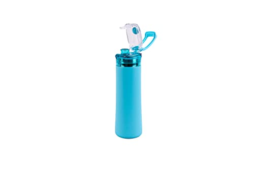 SimpleHH 23OZ Double Wall Vacuum Insulated Stainless Steel Leak Proof Sports Water Bottle With Locking Flip Top Lid And Carrying Handle (Teal, 23)