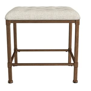 Hillsdale Furniture Katherine Vanity Stool, Golden Bronze