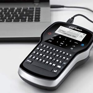 DYMO Label Maker | LabelManager 280 Rechargeable Portable Label Maker, Easy-to-Use, One-Touch Smart Keys, QWERTY Keyboard, PC and Mac Connectivity, for Home & Office Organization (Renewed)