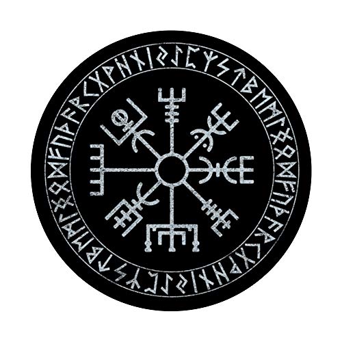 Vegvisir Viking Kompass Odin Wotan Norse Mythology Krieger PopSockets Grip and Stand for Phones and Tablets