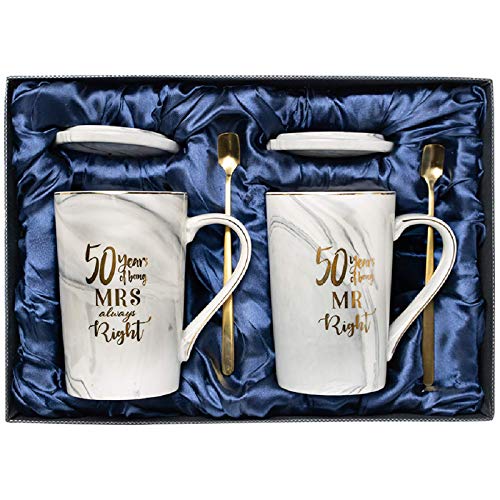 FORTIVO 50th Anniversary Wedding Gifts, Wedding Gifts Anniversary for Couple, Couple Gifts, Gifts for Anniversary Couple, 50th Wedding Anniversary Decorations, Anniversary 50th Gifts for Parents