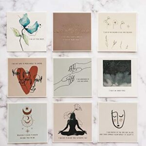 Affirmation Cards for Women - Meditation Cards and Daily Affirmations for Women I Motivational Cards, Inspirational Cards, Mindfulness Card Spiritual Gifts Box - 40 Cards with Positive Affirmations