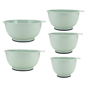 kitchenaid - ke178ospia kitchenaid classic mixing bowls, set of 5, pistachio