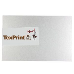 beaver texprint dt heavy - replaces r - for ricoh and virtuoso all-purpose high release sublimation paper for dye transfer, sawgrass approved sublimation transfer paper, 11" x 17", 110 sheet pack