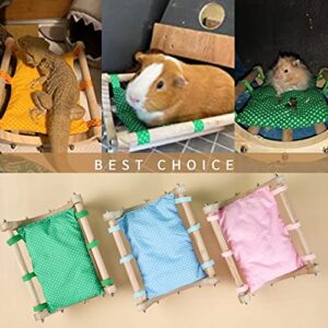 JanYoo Guinea Pig Bed Hideout for Cage Accessories and Toys Hammock Bunnies Bearded Dragon