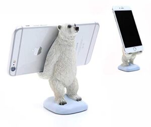 cute polar bear animals cell phone stand for desk smartphone mobile phone holder holder desk decorations