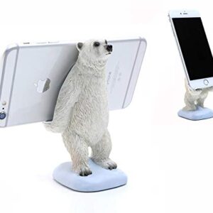 Cute Polar Bear Animals Cell Phone Stand for Desk Smartphone Mobile Phone Holder Holder Desk Decorations