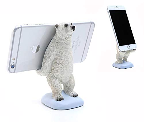 Cute Polar Bear Animals Cell Phone Stand for Desk Smartphone Mobile Phone Holder Holder Desk Decorations