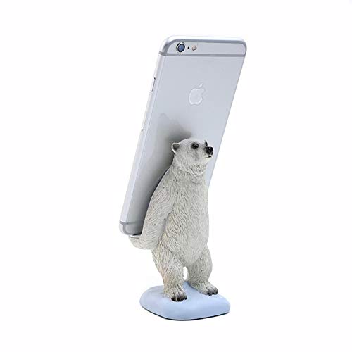 Cute Polar Bear Animals Cell Phone Stand for Desk Smartphone Mobile Phone Holder Holder Desk Decorations