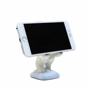 Cute Polar Bear Animals Cell Phone Stand for Desk Smartphone Mobile Phone Holder Holder Desk Decorations