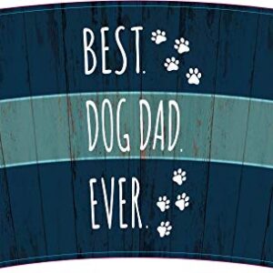 Best Dog Dad Ever Stainless Steel 16 oz Travel Mug with Lid