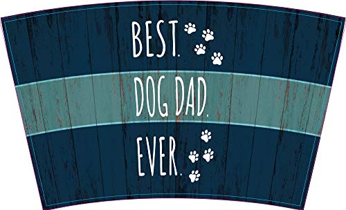 Best Dog Dad Ever Stainless Steel 16 oz Travel Mug with Lid