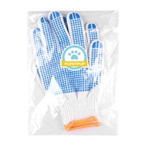 POPETPOP Animals Protection Glove - Touch Small Animals Handling Gloves Bird Training Anti Bite Gloves - Anti Scratch Handling Gloves for Bird Parrot Squirrels Hedgehog (Random Color)