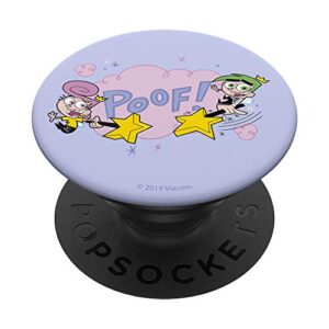 the fairly oddparents cosmo and wanda poof popsockets popgrip: swappable grip for phones & tablets