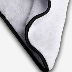 Adam's Single Soft Microfiber Towel - Soft Enough for Even The Most Delicate Finishes - Buff Away Polishes & Car Wax with Ease (2 Pack)