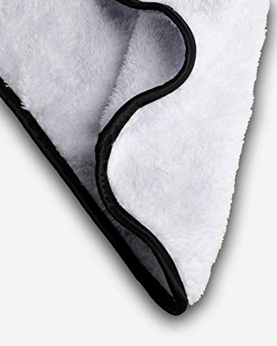 Adam's Single Soft Microfiber Towel - Soft Enough for Even The Most Delicate Finishes - Buff Away Polishes & Car Wax with Ease (2 Pack)