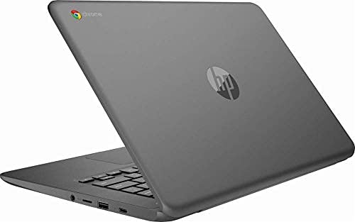 Newest HP 14-inch Chromebook HD Touchscreen Laptop PC (Intel Celeron N3350 up to 2.4GHz, 4GB RAM, 32GB Flash Memory, WiFi, HD Camera, Bluetooth, Up to 10 hrs Battery Life, Chrome OS , Black ) (Renewed