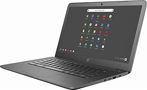 Newest HP 14-inch Chromebook HD Touchscreen Laptop PC (Intel Celeron N3350 up to 2.4GHz, 4GB RAM, 32GB Flash Memory, WiFi, HD Camera, Bluetooth, Up to 10 hrs Battery Life, Chrome OS , Black ) (Renewed