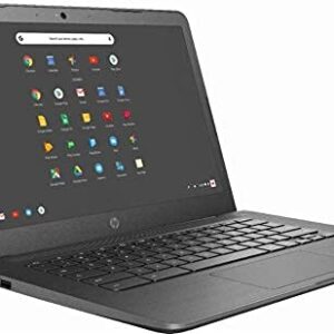 Newest HP 14-inch Chromebook HD Touchscreen Laptop PC (Intel Celeron N3350 up to 2.4GHz, 4GB RAM, 32GB Flash Memory, WiFi, HD Camera, Bluetooth, Up to 10 hrs Battery Life, Chrome OS , Black ) (Renewed