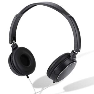 over-ear headphones, foldable compact wired headset, easy to adjust/sports/lightweight stereo hifi music headphone support tf card