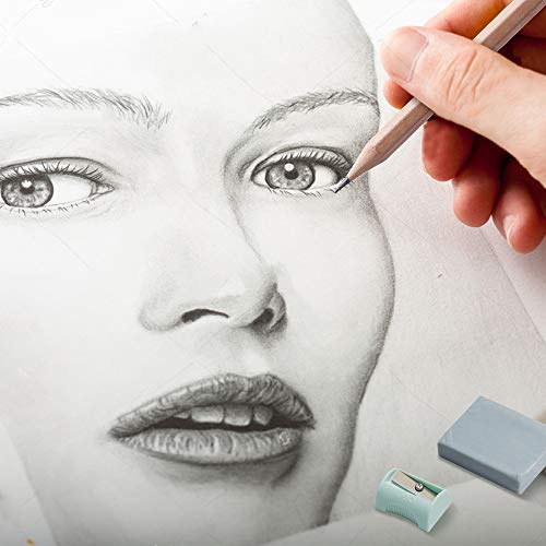Sketching Pencil Set, Drawing Pencils and Sketch Kit,30-Piece Complete Artist Kit Includes Graphite Pencils,Charcoal Pencils, Paper Erasable Pen, Sketch Pencils Set for Drawing