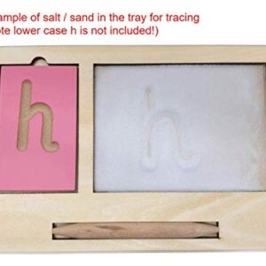 Amazing Child Mini Grooved Letter Tiles: Upper Sassoon Case with Stylus